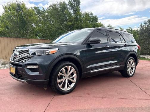 STONE BLUE METALLIC 2023 Ford Explorer PLATINUM