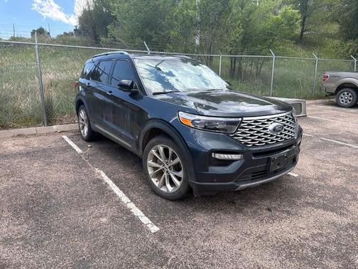 STONE BLUE METALLIC 2023 Ford Explorer PLATINUM