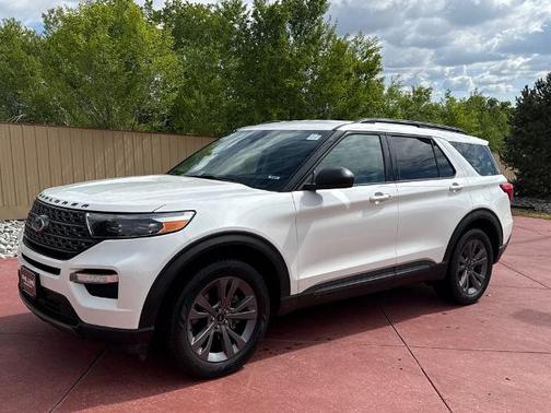 STAR WHITE MET TRI-COAT 2021 Ford Explorer XLT