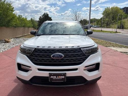 STAR WHITE MET TRI-COAT 2021 Ford Explorer XLT
