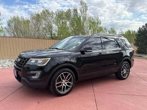 SHADOW BLACK 2017 Ford Explorer SPORT