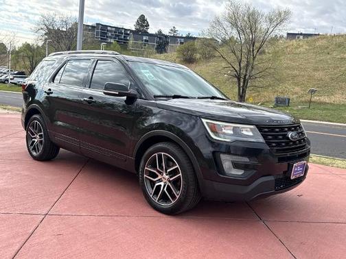 SHADOW BLACK 2017 Ford Explorer SPORT