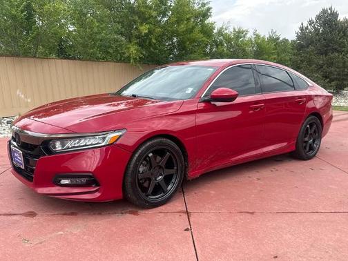 Red 2020 Honda Accord SPORT 1.5T