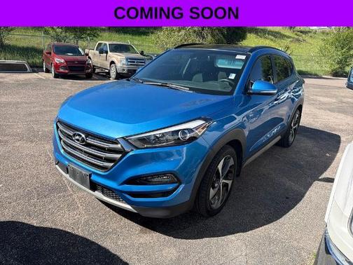 Caribbean Blue 2017 Hyundai TUCSON LIMITED