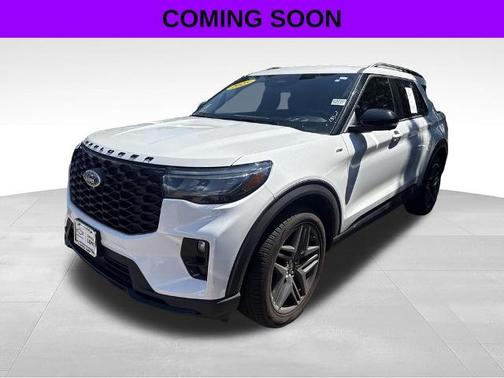 STAR WHITE MET TRI-COAT 2025 Ford Explorer ST-LINE