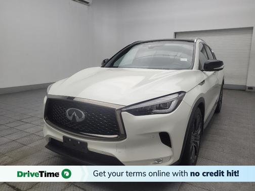 White 2020 INFINITI QX50 ESSENTIAL AWD