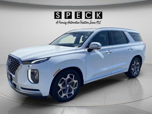 Hyper White 2021 Hyundai PALISADE Calligraphy