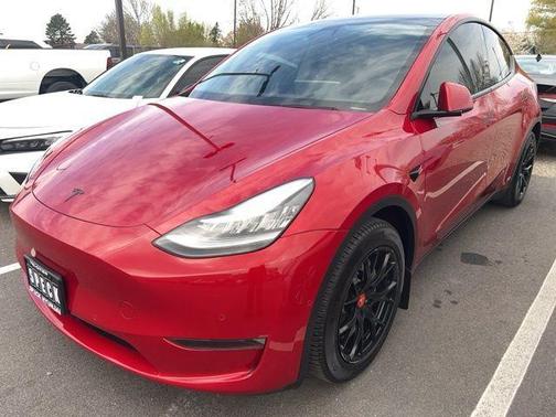 Red Multi 2021 Tesla Model Y Long Range
