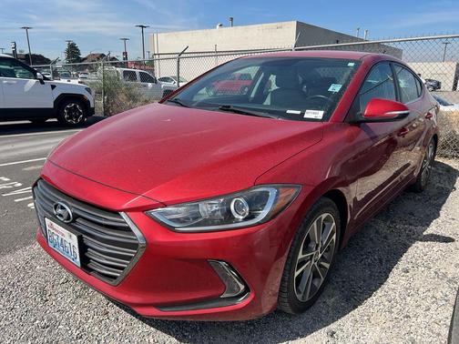 Scarlet Red 2018 Hyundai ELANTRA Limited