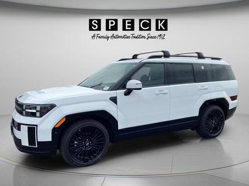 White 2026 Hyundai SANTA FE HEV Calligraphy