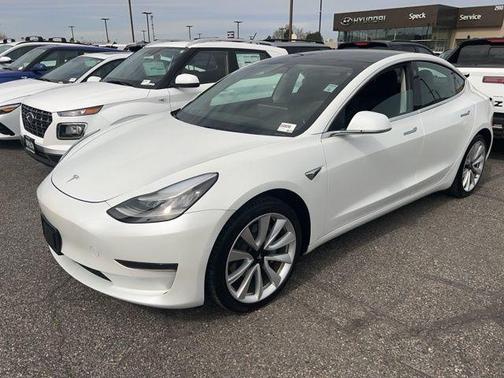 White 2019 Tesla Model 3 Mid Range