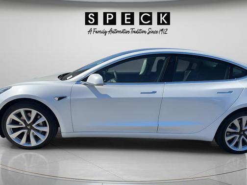 White 2019 Tesla Model 3 Mid Range
