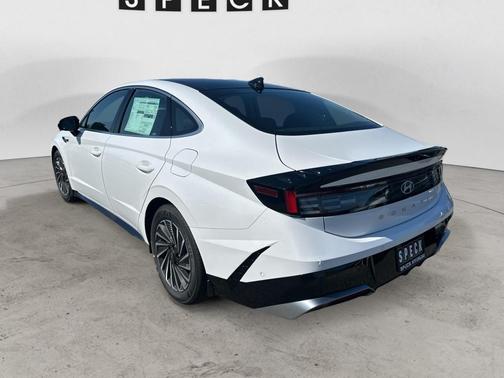 White 2026 Hyundai SONATA Hybrid Limited