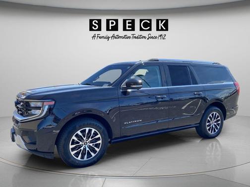 Agate Black Metallic 2025 Ford Expedition Max Platinum