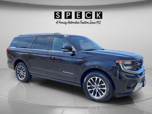 Agate Black Metallic 2025 Ford Expedition Max Platinum