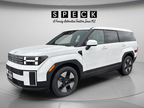 White 2026 Hyundai SANTA FE HEV SE