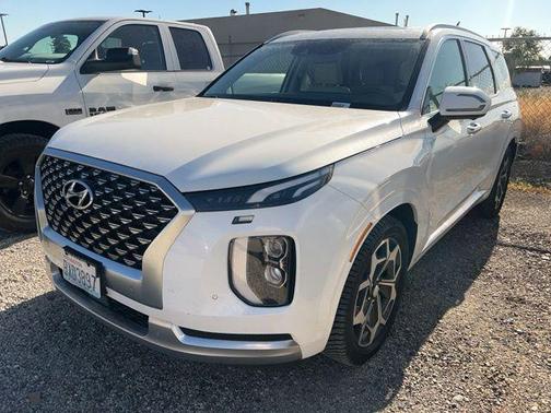 Hyper White 2021 Hyundai PALISADE Calligraphy