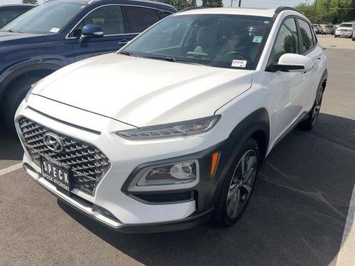 Lunar White 2021 Hyundai KONA Ultimate