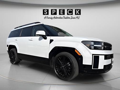 White 2026 Hyundai SANTA FE HEV Calligraphy