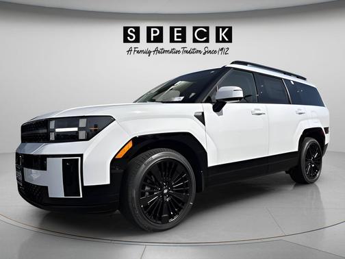 White 2026 Hyundai SANTA FE HEV Calligraphy