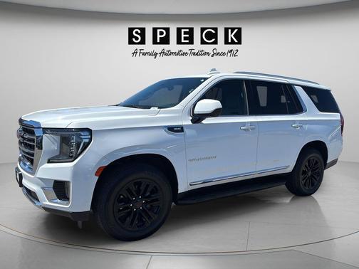Summit White 2022 GMC Yukon SLT