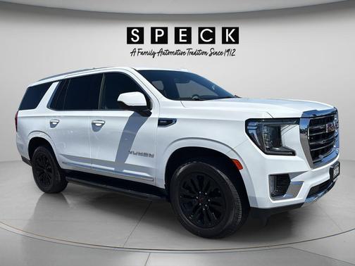 Summit White 2022 GMC Yukon SLT