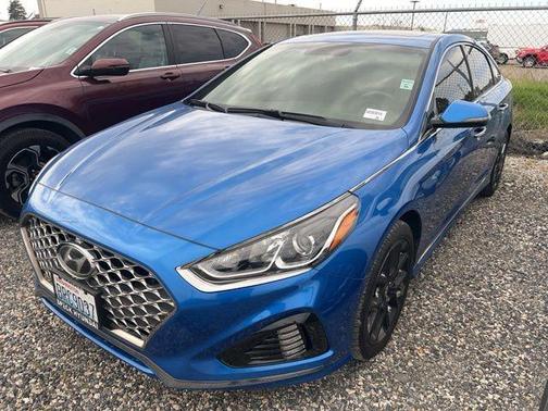 Electric Blue 2018 Hyundai SONATA Sport 2.0T