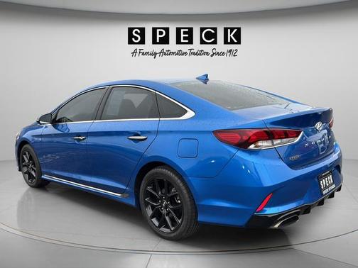 Electric Blue 2018 Hyundai SONATA Sport 2.0T