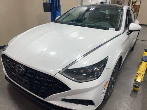 White 2023 Hyundai SONATA Limited