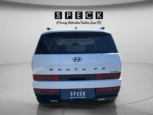 White 2025 Hyundai SANTA FE HEV Calligraphy