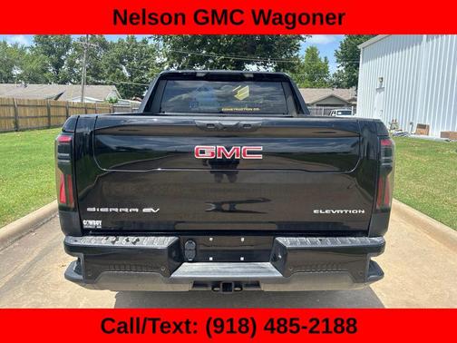 Onyx Black 2026 GMC Sierra EV Standard Range Elevation