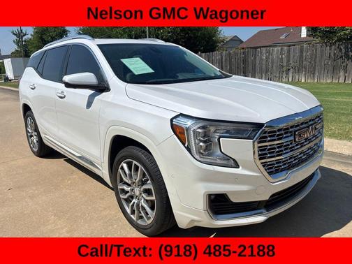 White Frost Tricoat 2023 GMC Terrain Denali