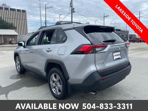 Silver Sky Metallic 2025 Toyota RAV4 Hybrid LE