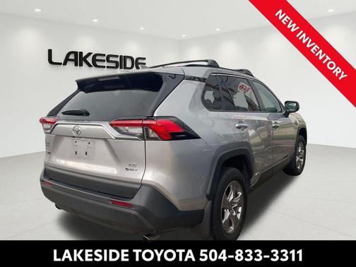Silver Sky Metallic 2025 Toyota RAV4 Hybrid LE