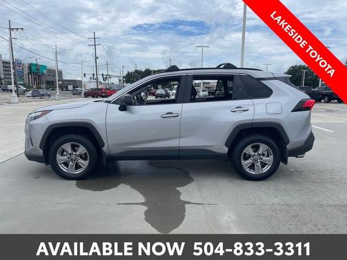 Silver Sky Metallic 2025 Toyota RAV4 Hybrid LE
