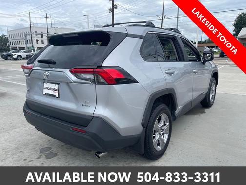 Silver Sky Metallic 2025 Toyota RAV4 Hybrid LE