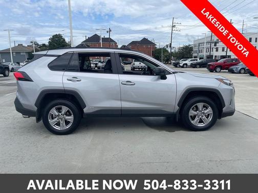 Silver Sky Metallic 2025 Toyota RAV4 Hybrid LE