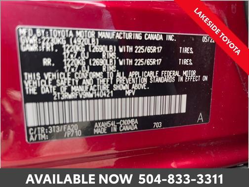 2022 Toyota RAV4 Hybrid XLE