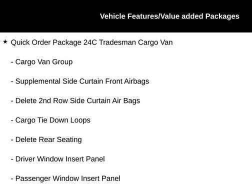 2020 RAM ProMaster City Tradesman
