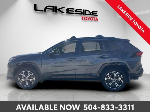 Silver Sky Metallic/Midnight Black Metallic 2025 Toyota RAV4 Hybrid SE