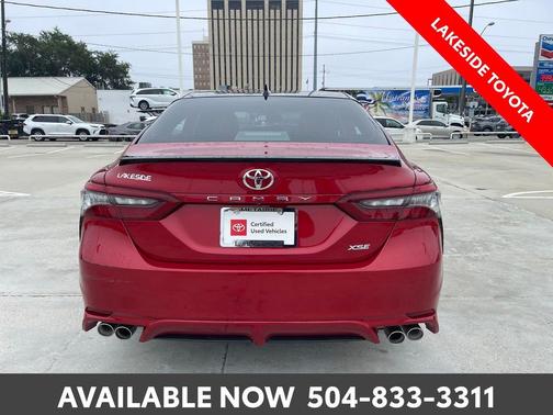Midnight Black Metallic 2021 Toyota Camry XSE
