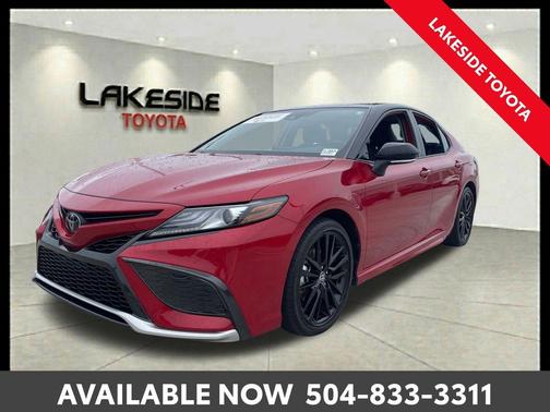 Midnight Black Metallic 2021 Toyota Camry XSE