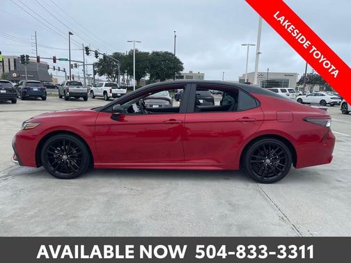 Midnight Black Metallic 2021 Toyota Camry XSE