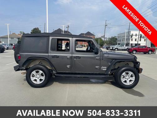 Granite Crystal Metallic Clearcoat 2019 Jeep Wrangler Unlimited Sport
