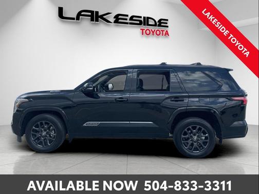 Midnight Black Metallic 2025 Toyota Sequoia Platinum