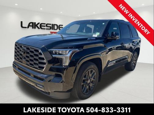 Midnight Black Metallic 2025 Toyota Sequoia Platinum