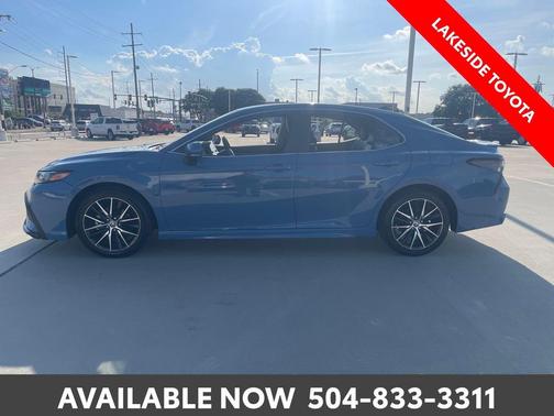 Blue 2024 Toyota Camry SE