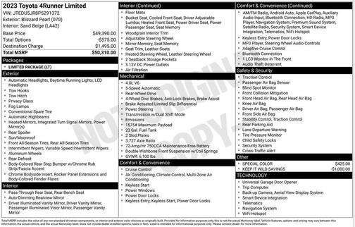 2023 Toyota 4Runner Limited