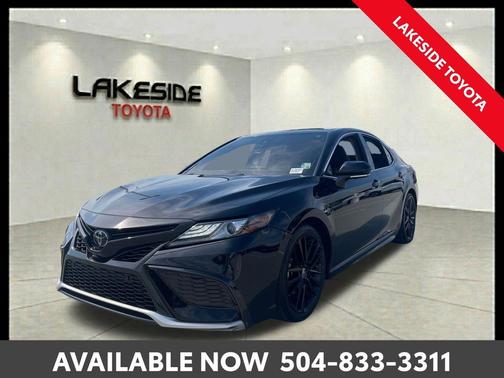 Midnight Black Metallic 2023 Toyota Camry XSE