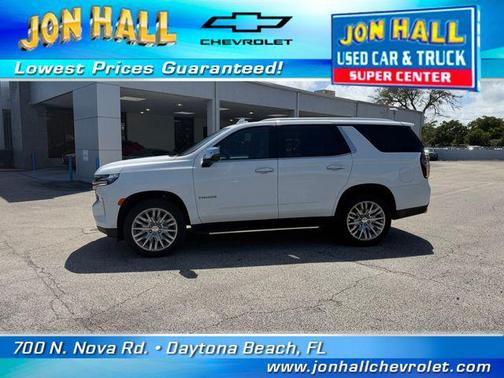 Summit White 2023 Chevrolet Tahoe Premier